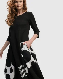 Urban Broadway Cocoon Dress, Mono