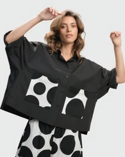 Urban Carnegie Cropped Shirt, Mono