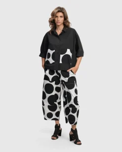 Urban Carnegie Cropped Shirt, Mono