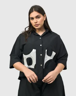 Urban Carnegie Cropped Shirt, Mono