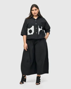 Urban Carnegie Cropped Shirt, Mono