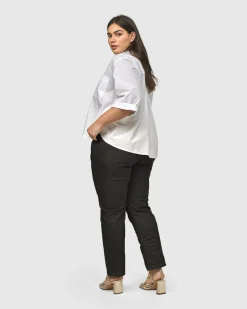 Urban Chloe A-Line Blouse, White
