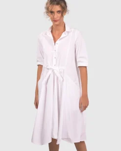 Urban Cooler Dress, White