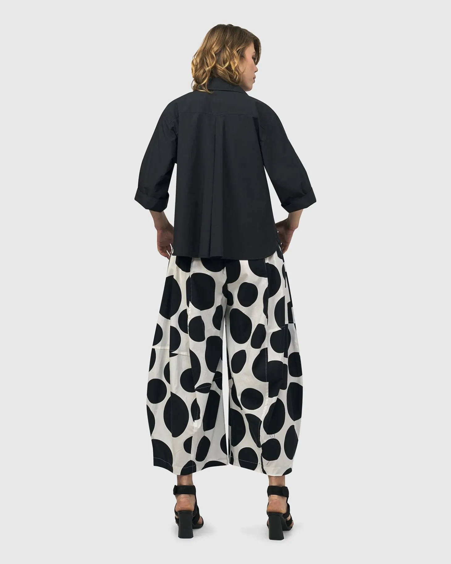 Urban Fran A-Line Blouse, Black
