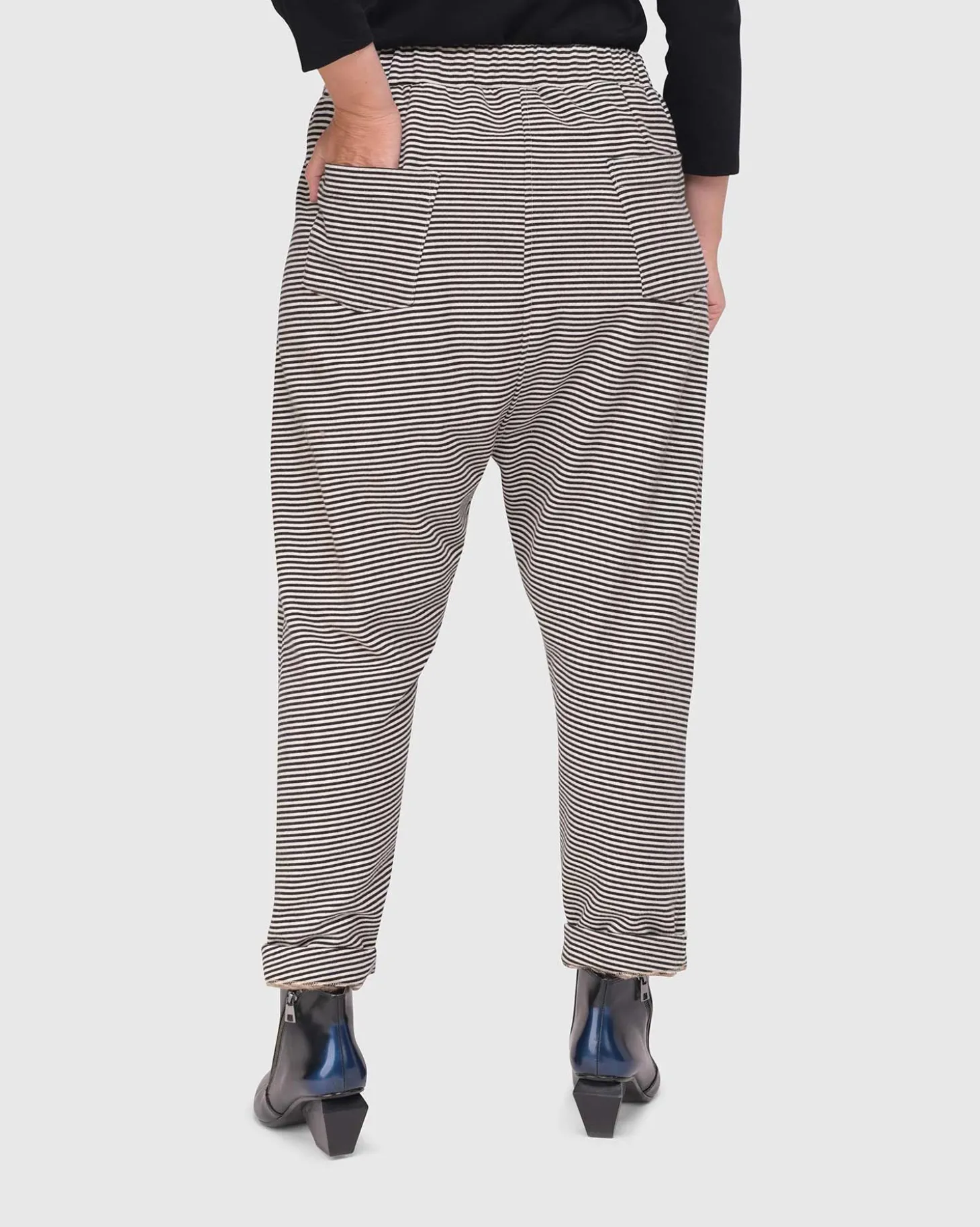 Urban French Terry Trousers, Stripe