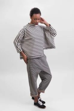 Urban French Terry Trousers, Stripe