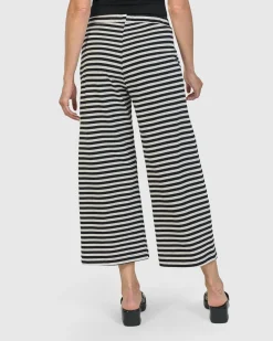 Urban Greenwich Striped Pants, Black