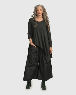 Urban Hi-Lo Top, Charcoal