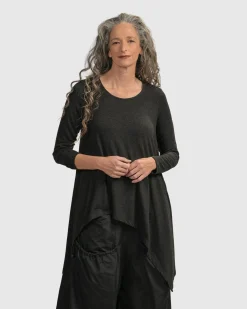 Urban Hi-Lo Top, Charcoal