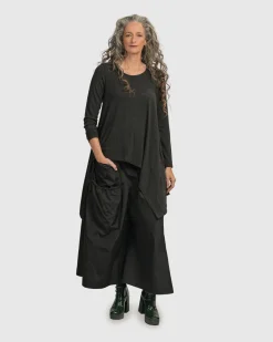 Urban Hi-Lo Top, Charcoal