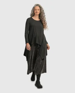 Urban Hi-Lo Top, Charcoal