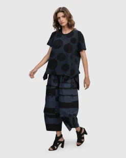Urban Juliana Relaxed Top, Navy