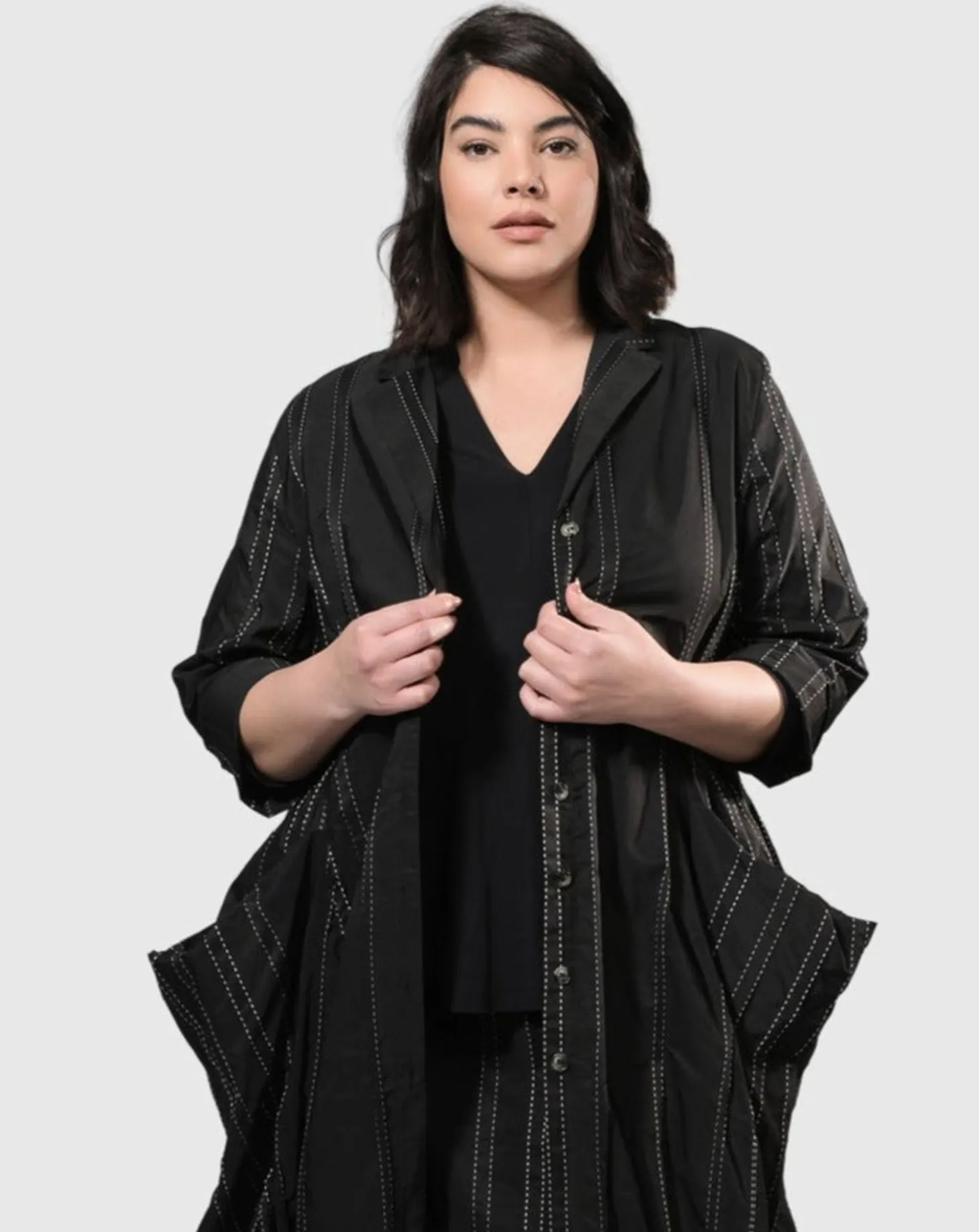 Urban Kylie Topstitched Blazer, Trails