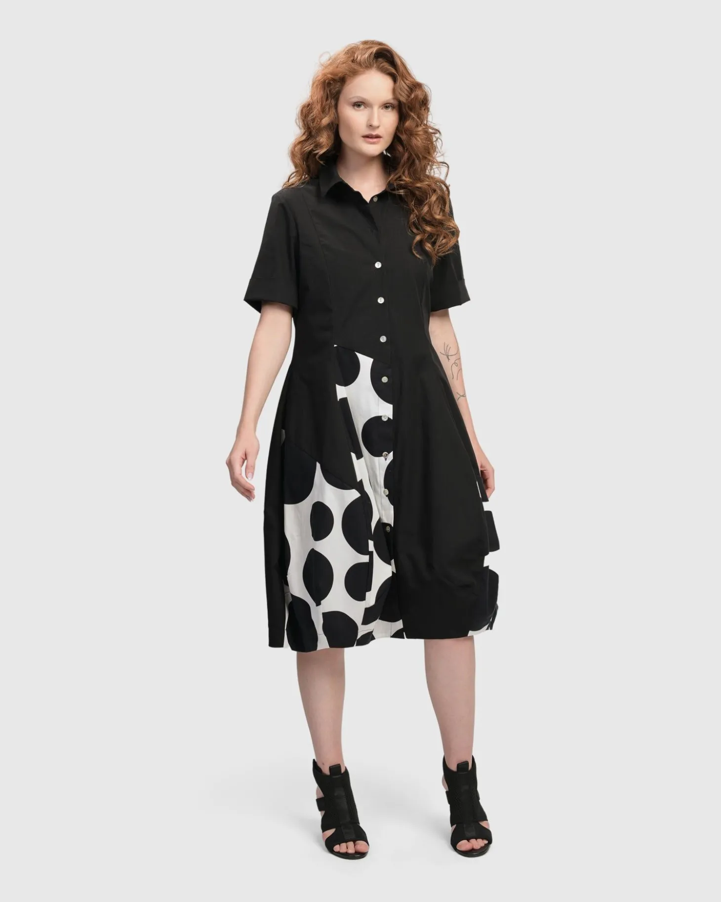 Urban Lafayette Wonderful Shirt Dress, Black