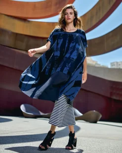 Urban Lagoa Striped Pants, Navy
