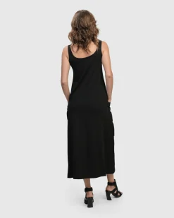 Urban Maxi Tank Dress, Black