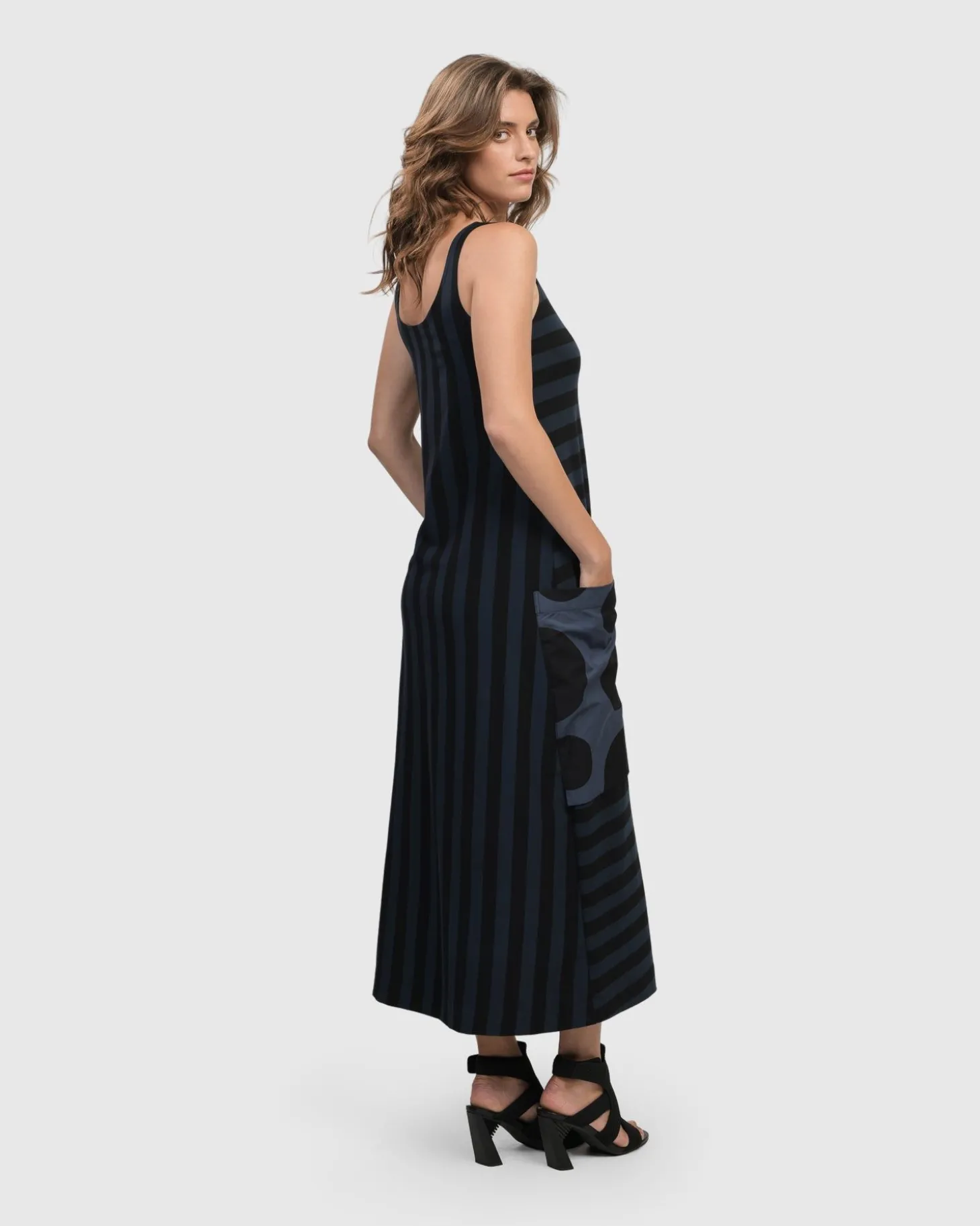 Urban Maxi Tank Dress, Navy