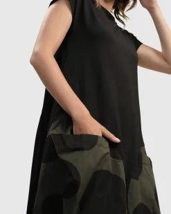 Urban Melody Midi Dress, Khaki