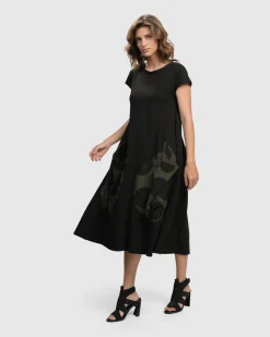 Urban Melody Midi Dress, Khaki