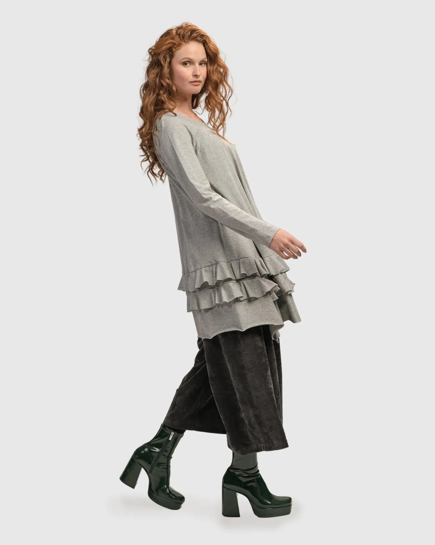 Urban Options Top, Gray