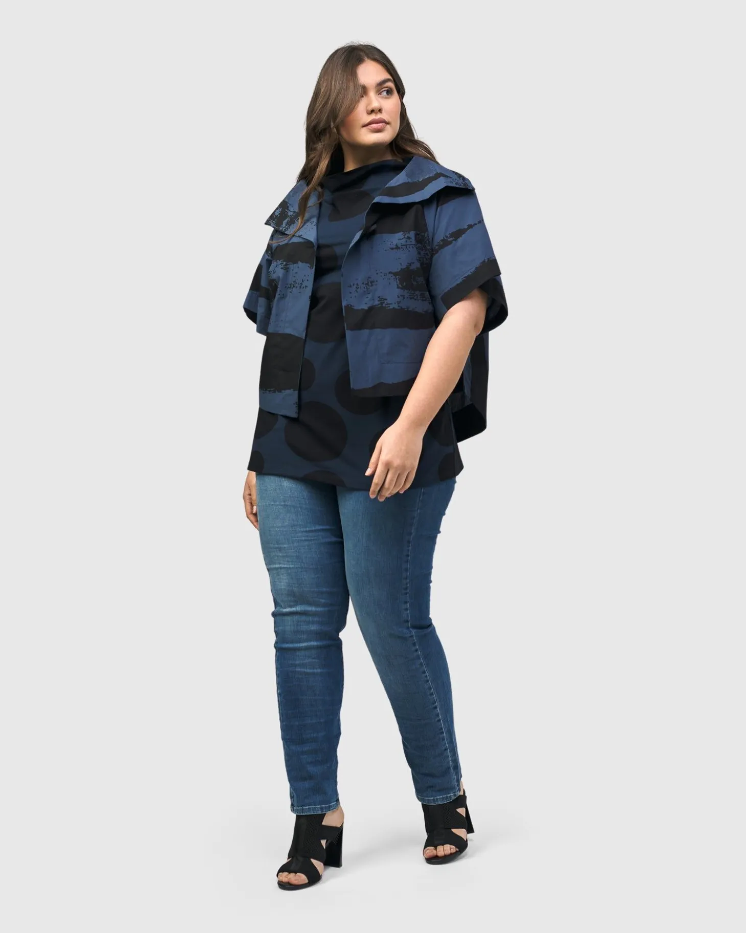 Urban Samba Cape Jacket, Navy