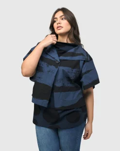 Urban Samba Cape Jacket, Navy
