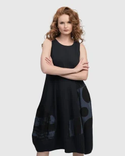 Urban Sleeveless Cocoon Dress, Navy