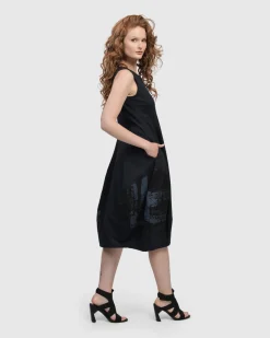 Urban Sleeveless Cocoon Dress, Navy