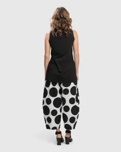 Urban Sleeveless Mockneck Top, Black