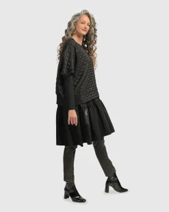 Urban Soft Punk Top, Black