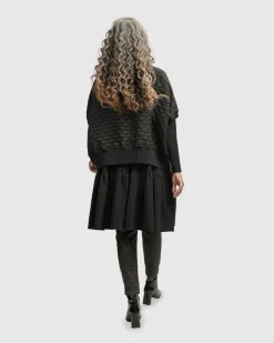 Urban Soft Punk Top, Black