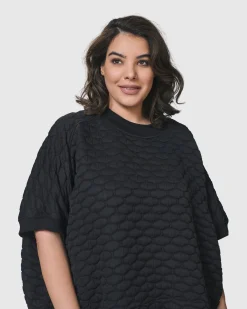 Urban Soft Punk Top, Black