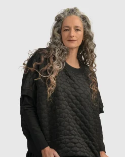 Urban Soft Punk Top, Black