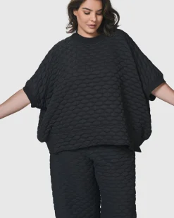 Urban Soft Punk Top, Black