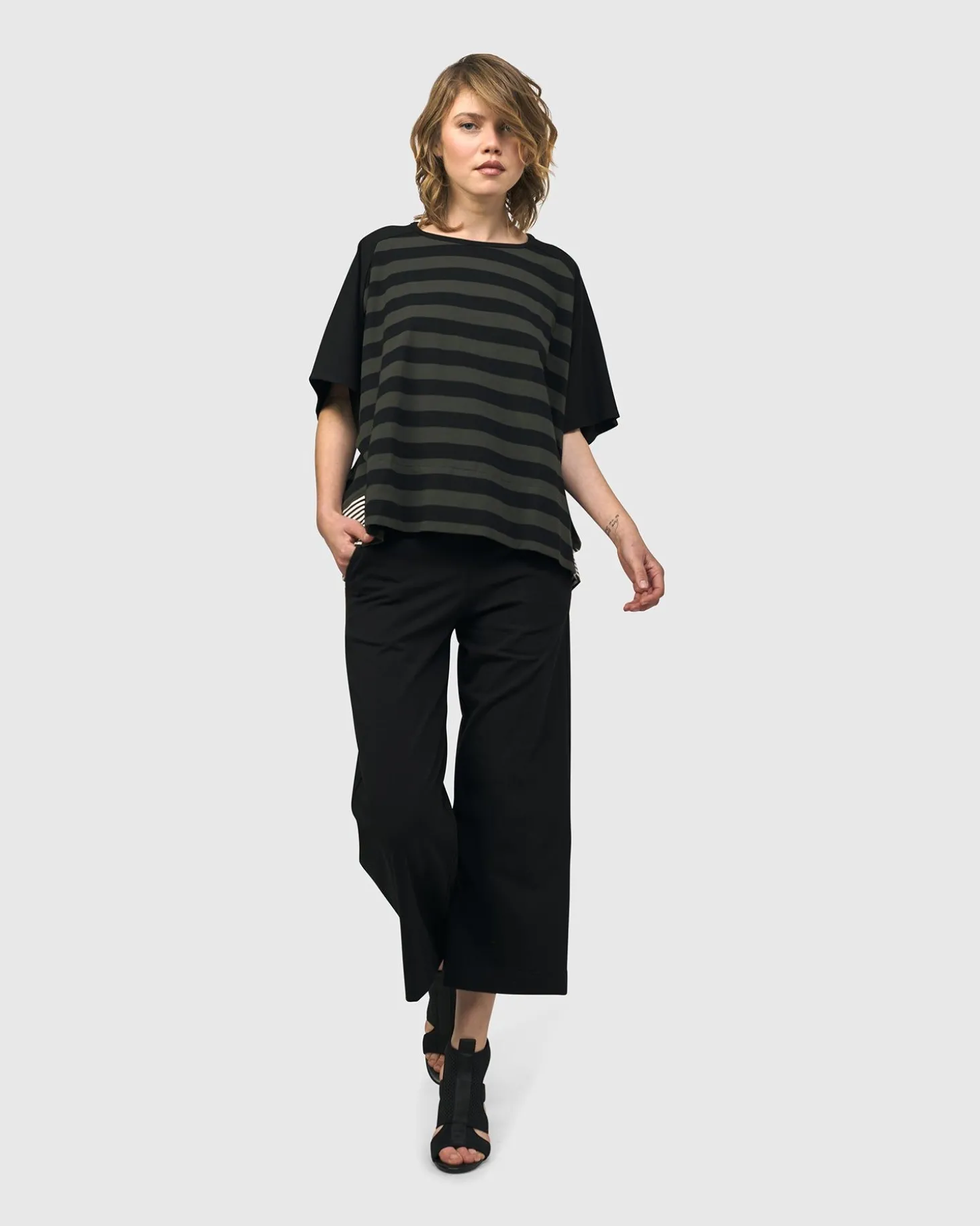Urban Splice Boxy Tee, Stripes