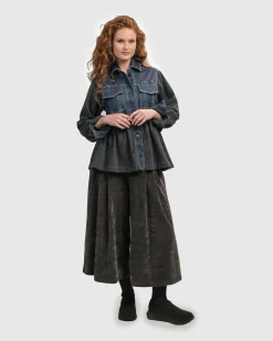 Urban Strut Ruched Jacket, Denim