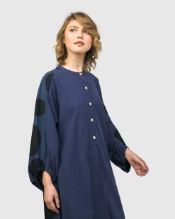 Urban Vista Caftan Dress, Navy