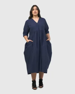 Urban Wonder Relaxed Gown, Navy