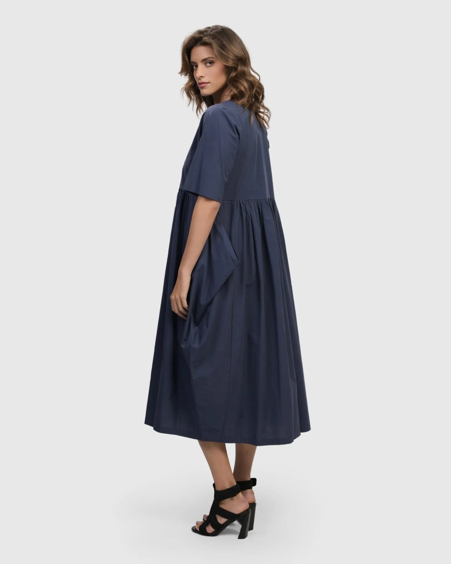 Urban Wonder Relaxed Gown, Navy