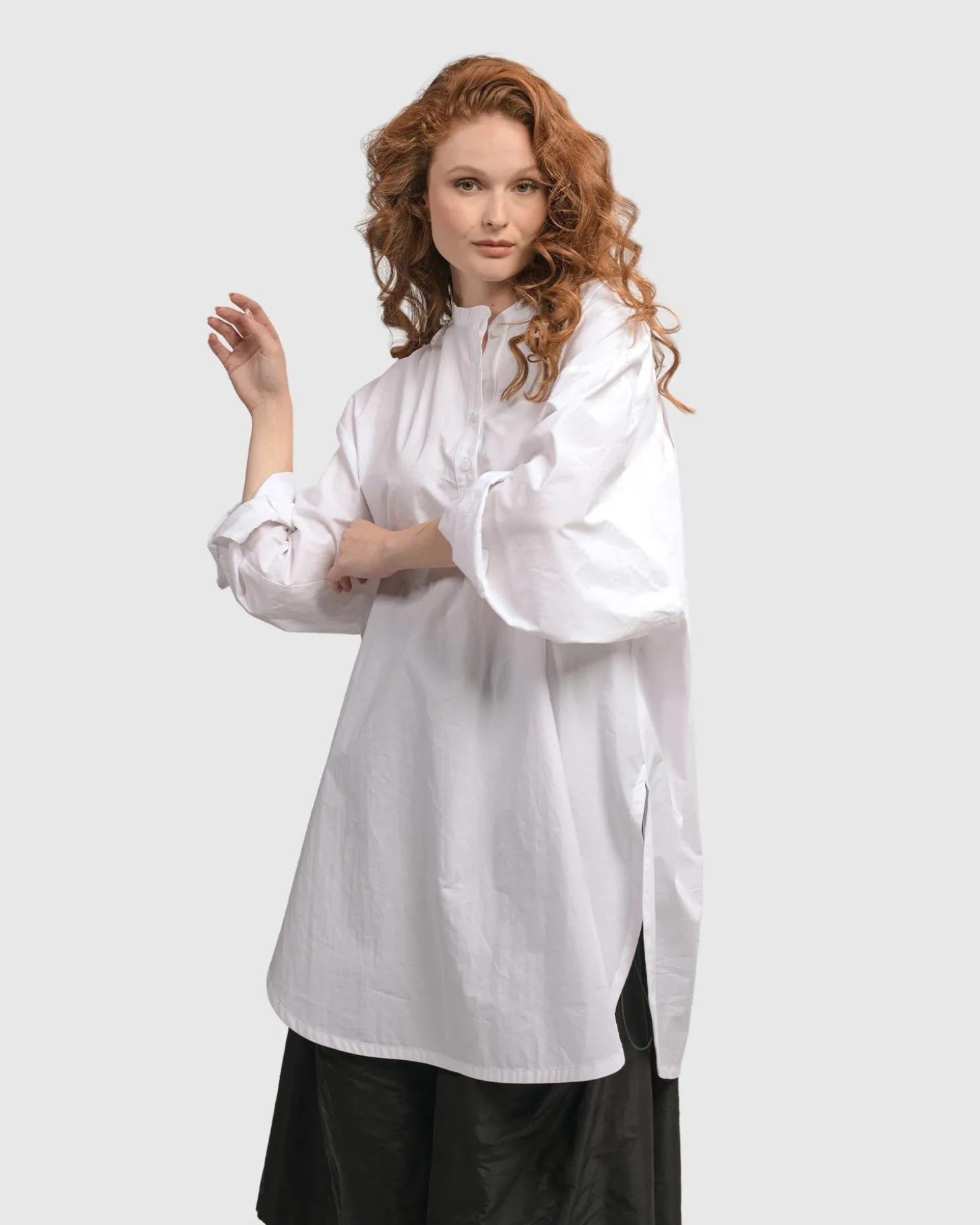 Urban Zen Tunic Top, White