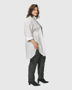 Urban Zen Tunic Top, White
