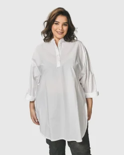 Urban Zen Tunic Top, White