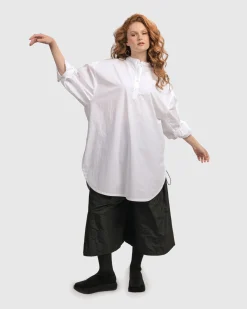 Urban Zen Tunic Top, White