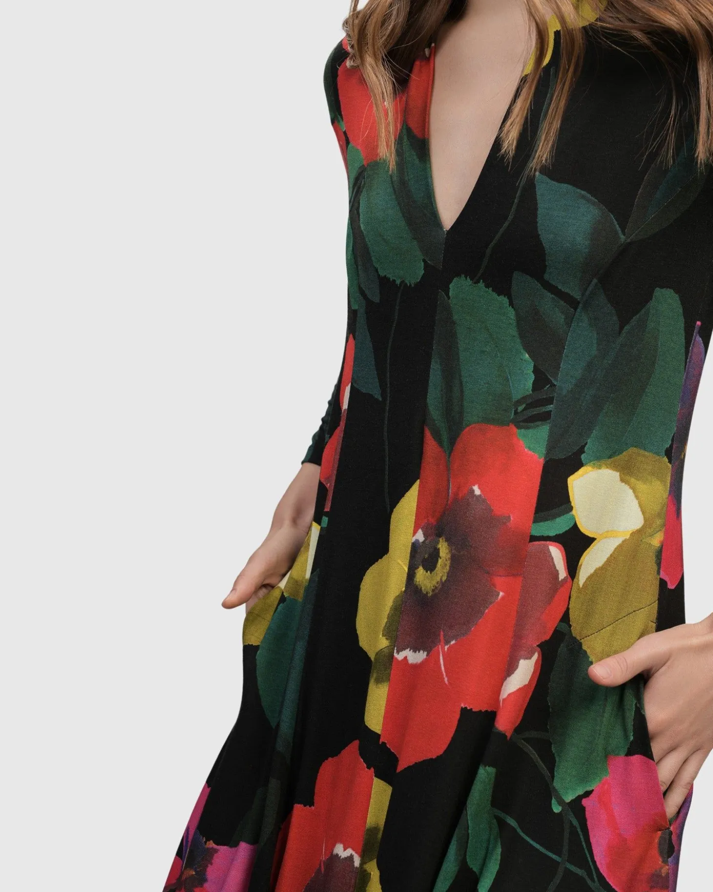 Valencia Cocoon Dress, Garden