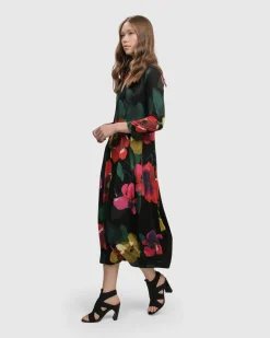 Valencia Cocoon Dress, Garden