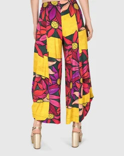 Wildflower Punto Pants, Bouquet