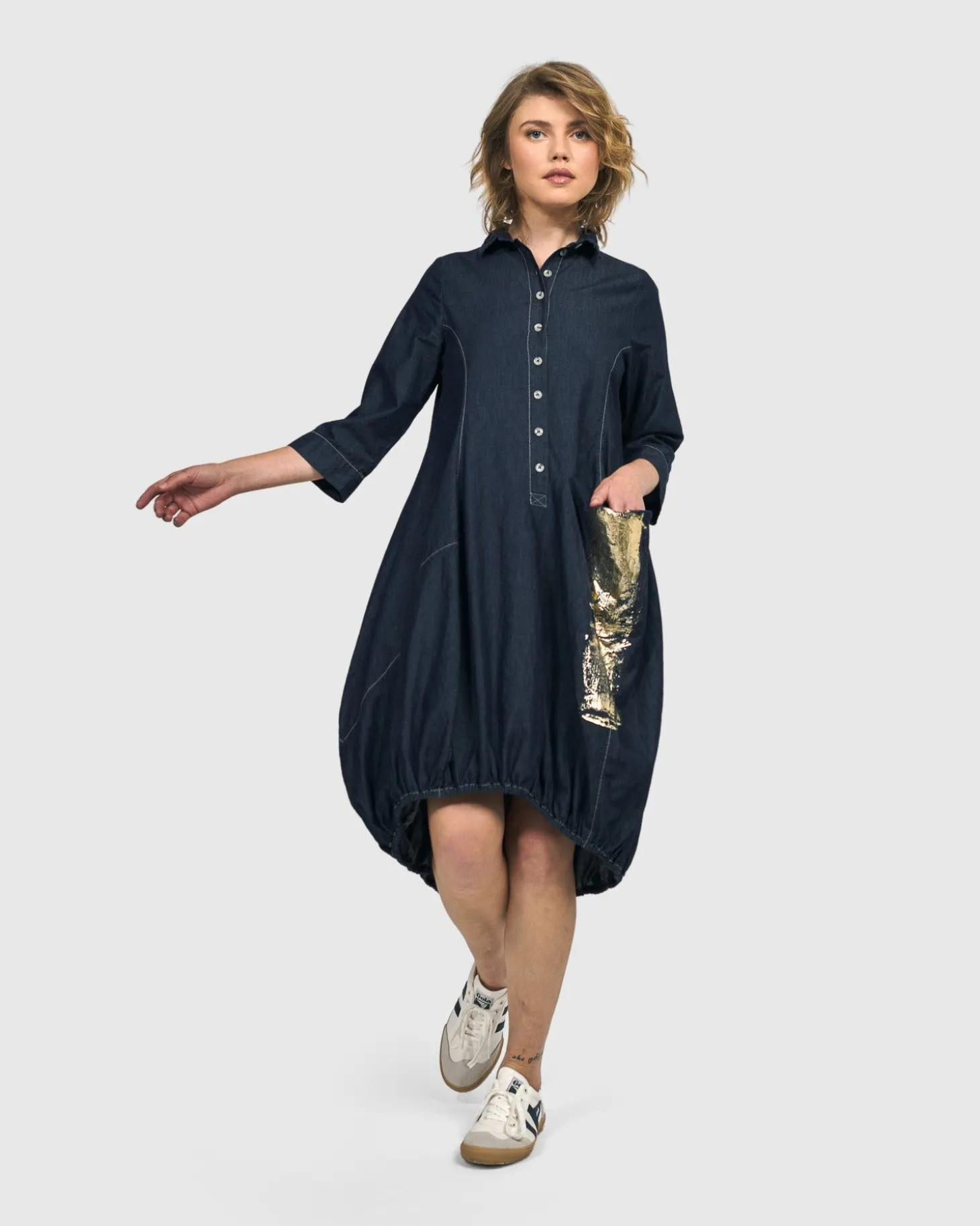 Winona Wonderful Dress, Denim